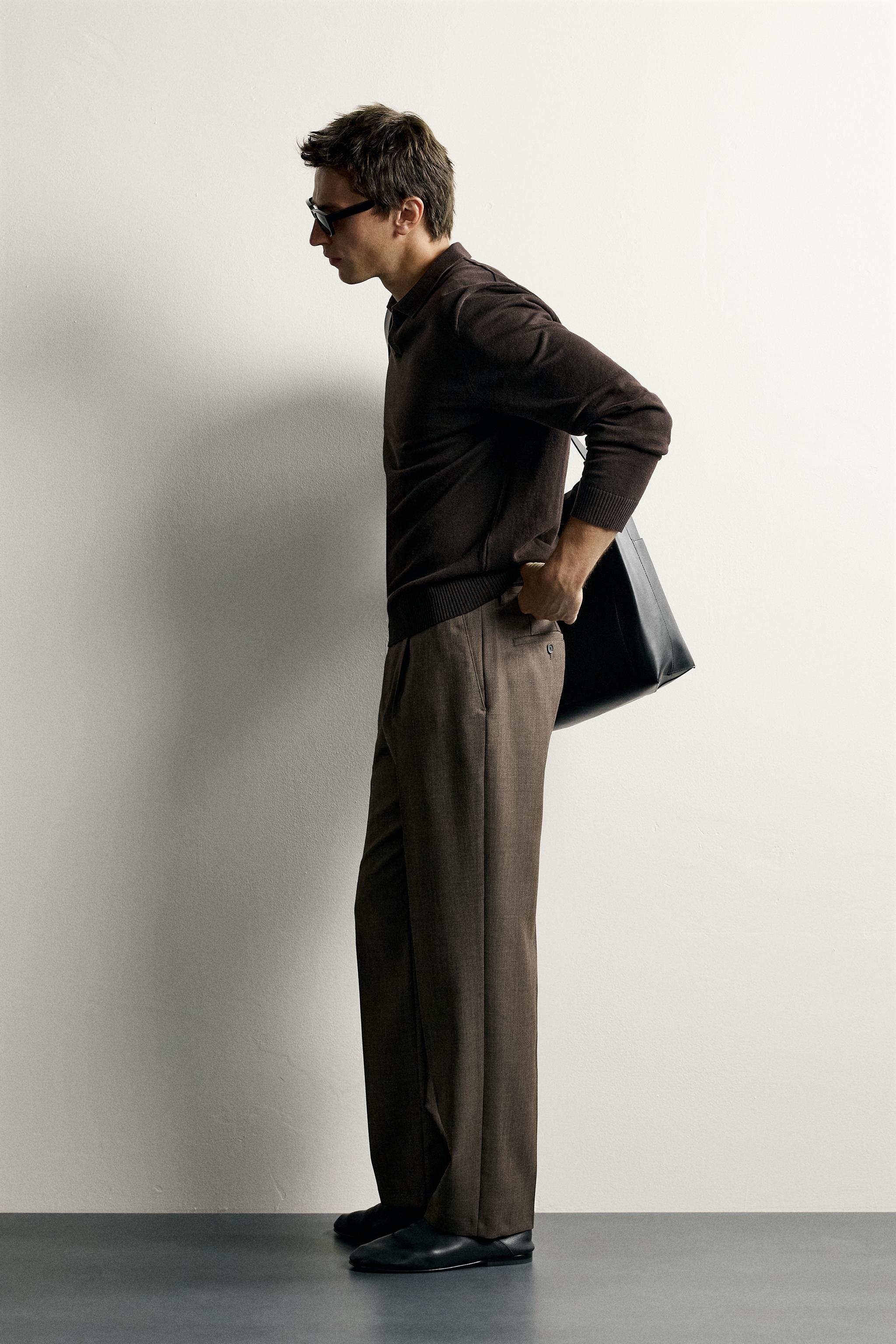 COTTON-LINEN KNIT REGULAR FIT POLO